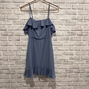 Altar'd State Light Blue Ruffle Sundress Size Small